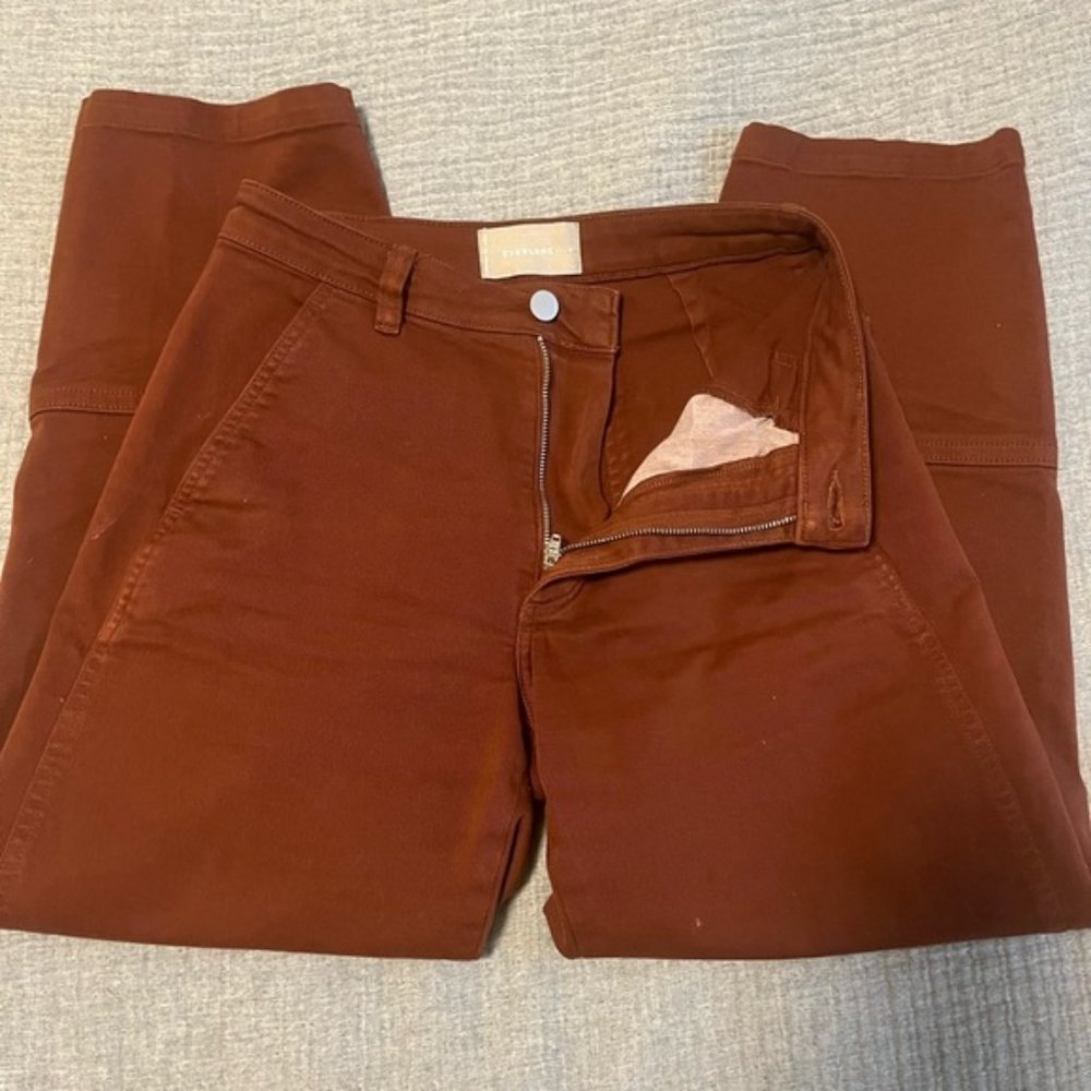The Utility Barrel Pant - Rosewood size 0